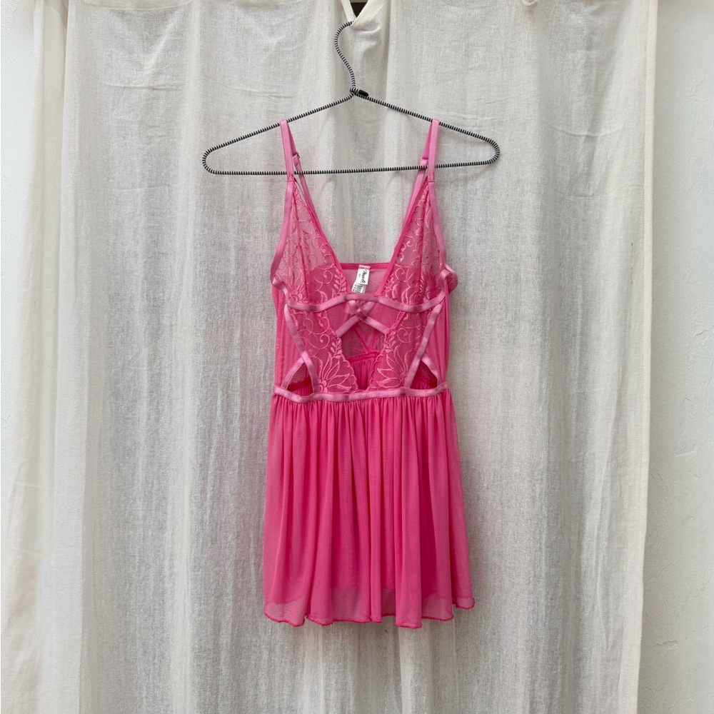 Pink lingerie